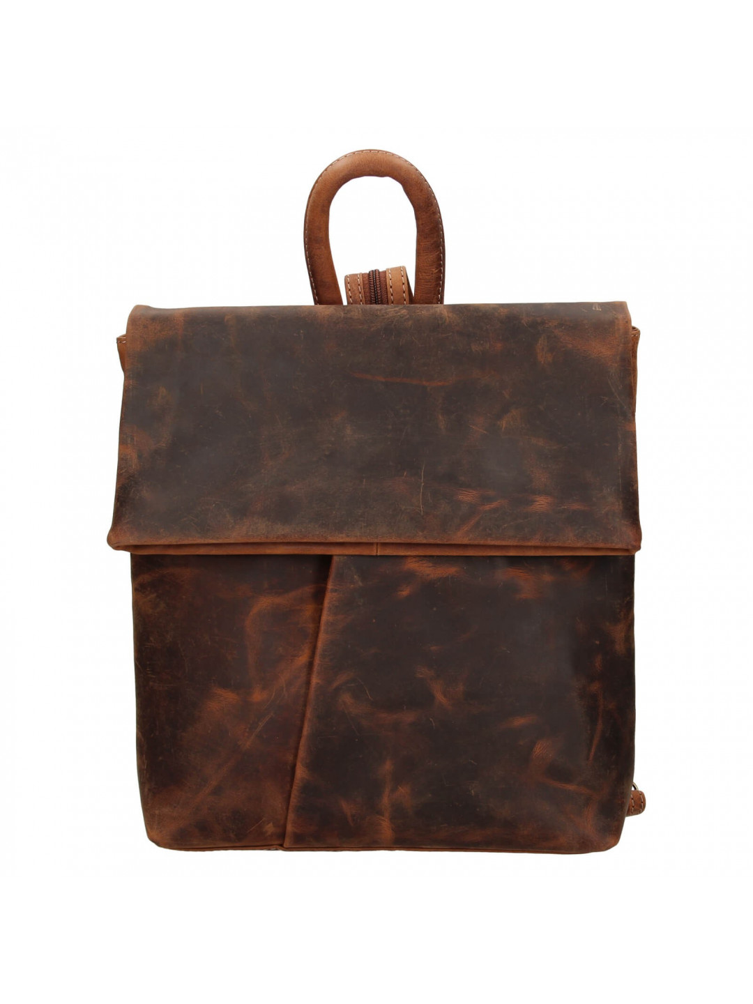 Kožený batoh HGL Town – koňak